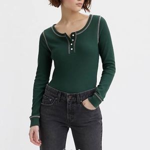 Levi’s Fitted Waffle Long Sleeve